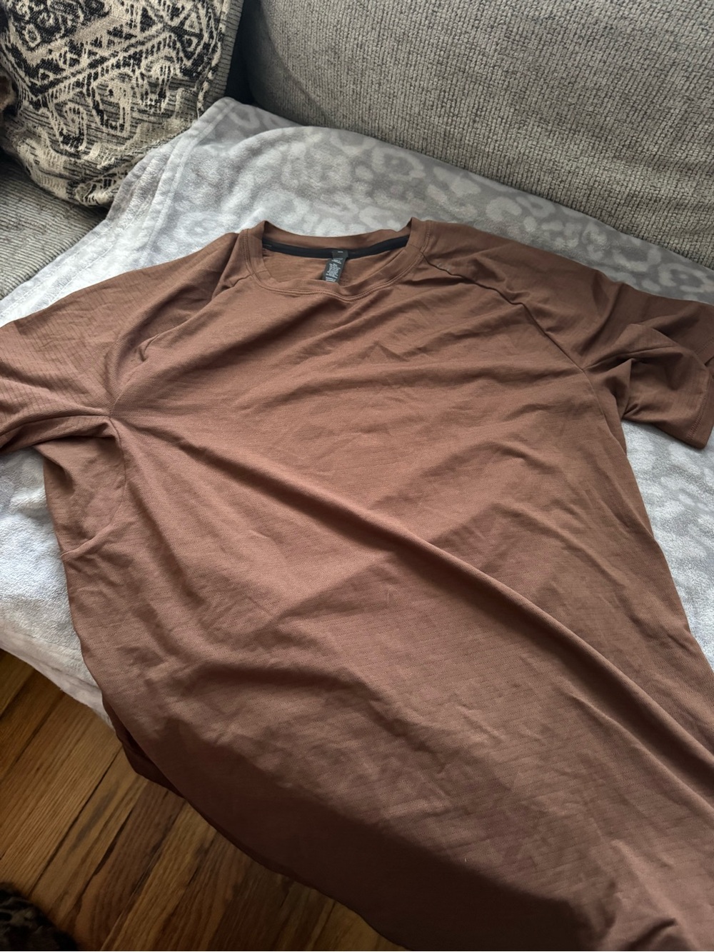 lululemon athletica Men's Short Sleeve Crew Tee in Brown
